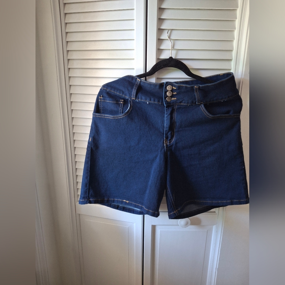 Women's Blue Denim Shorts